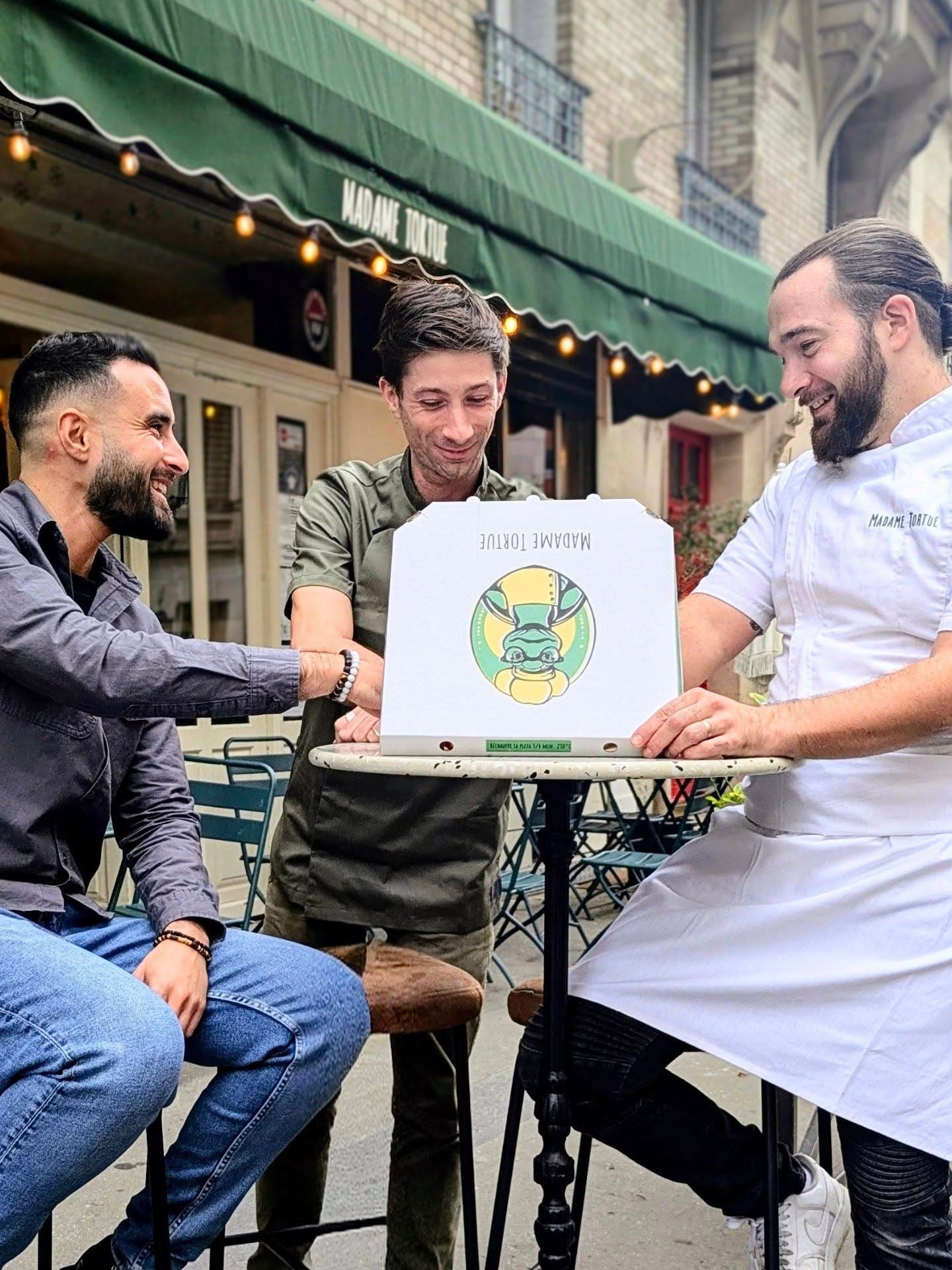 Les trois fondateurs de Madame Tortue